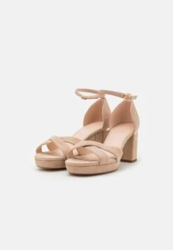LEATHER - Plateausandalette - Beige -Anna Field 03317e61a03545bbbb00ce7b4896c308