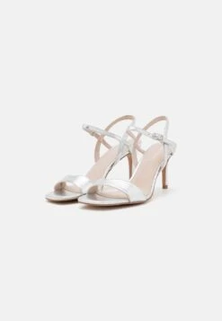 Anna Field LEATHER - Riemensandalette - Silver -Anna Field 16dc8dca3a524e558e5b033827c268be