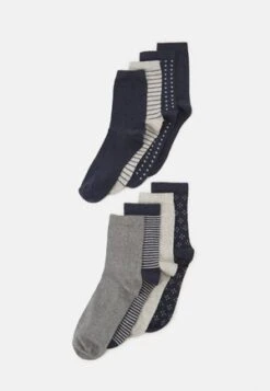 Anna Field HEART ANKLE 8 PACK - Socken - Black/grey -Anna Field 291a67beebbb496e8d68a405aa13a6dd