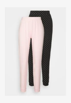 Anna Field 2 PACK - Nachtwäsche Hose - Black/white -Anna Field 313e84533d0c42be82ab00e5a3b965ed