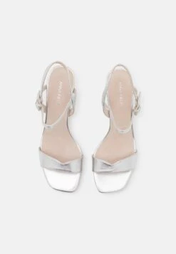Anna Field LEATHER - Riemensandalette - Silver -Anna Field 4deb3d3c1f0546eea0d664d0857c607a