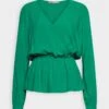 Anna Field PEPLUM - Bluse - Green -Anna Field 5c90c473ffc54a01a9eb045d53567605