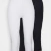 Anna Field 2 PACK - Leggings - Hosen - Black/white -Anna Field 62036e537fb2444f9422916d00cc64f0