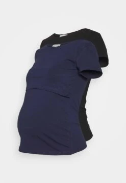 NURSING 2er PACK - Basic T-shirt - T-Shirt Basic - Dark Blue/black 13 NURSING 2er PACK - Basic T-shirt - T-Shirt Basic - Dark Blue/black -Anna Field 7ef339094c6946628b79c9f31d4e5acc
