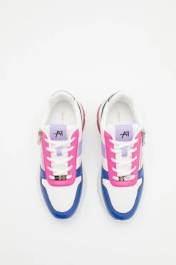 Anna Field LEATHER - Sneaker Low - White/multi-coloured -Anna Field 846dab65b7724de5a09b88d3207e0489