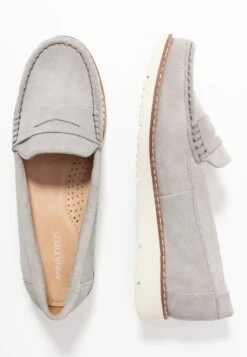 Anna Field COMFORT LEATHER - Slipper - Grey 11 Anna Field COMFORT LEATHER - Slipper - Grey -Anna Field 91c037ae0fd845eb95c65013e2cb4387