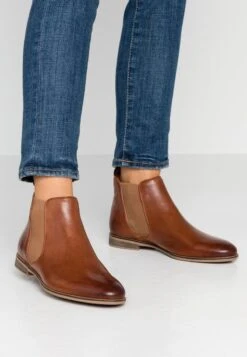 Anna Field LEATHER - Ankle Boot - Cognac