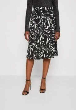 Anna Field A-Linien-Rock - Black/white