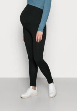 7/8 LENGTH MATERNITY LEGGINGS 2 PACK - Leggings - Hosen - Black -Anna Field c0e2085b3df04440b53090583dd43200