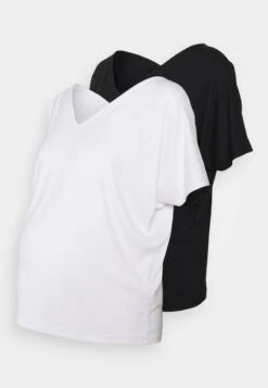 2 PACK - T-Shirt Basic - White/black -Anna Field ca1a509713e749ac88ced90655a573b3 1