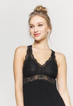 Anna Field ANNA VISCOSE DRESS - Nachthemd - Black 11 Anna Field ANNA VISCOSE DRESS - Nachthemd - Black -Anna Field cc53c87e9ae54322bf91806641c1165f