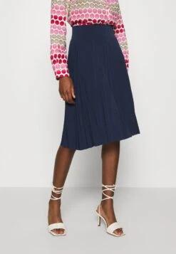 Anna Field Plisse A-line Mini Skirt - A-Linien-Rock - Maritime Blue